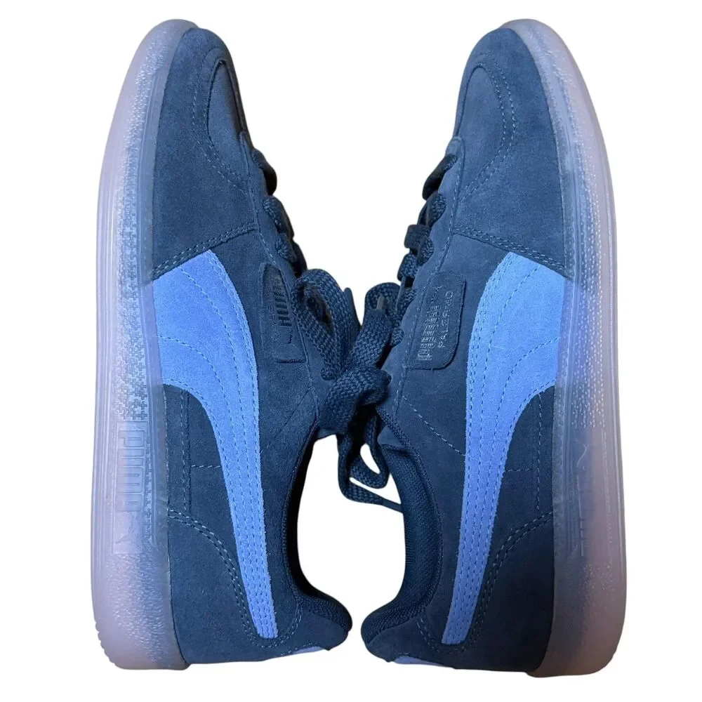 Puma Palermo Blue Suede Women Sneakers Size 7 Shoes